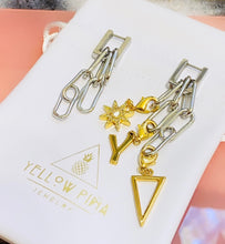 Cargar imagen en el visor de la galería, Arracadas Tres en plata