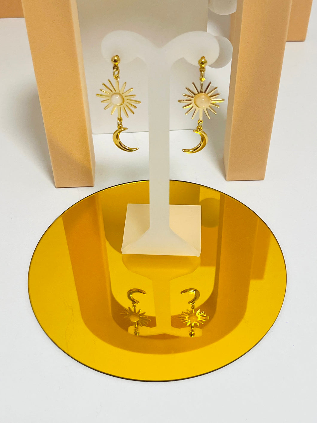 Aretes Sol y Luna